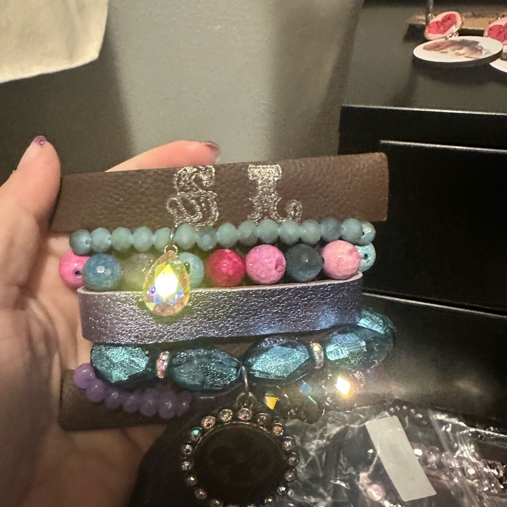 Colorful Beaded Bracelet Set